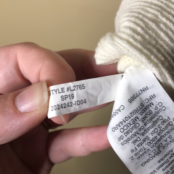 Madewell front tie button up vest - Picture 5 of 6